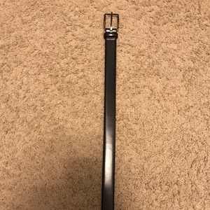 Black Jos. A. Bank Fine Leather Belt